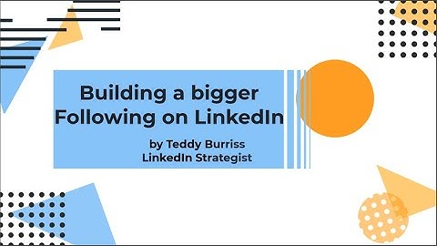 Changing from Connect to Follow on your LinkedIn Profile and on your LinkedIn Activity Page