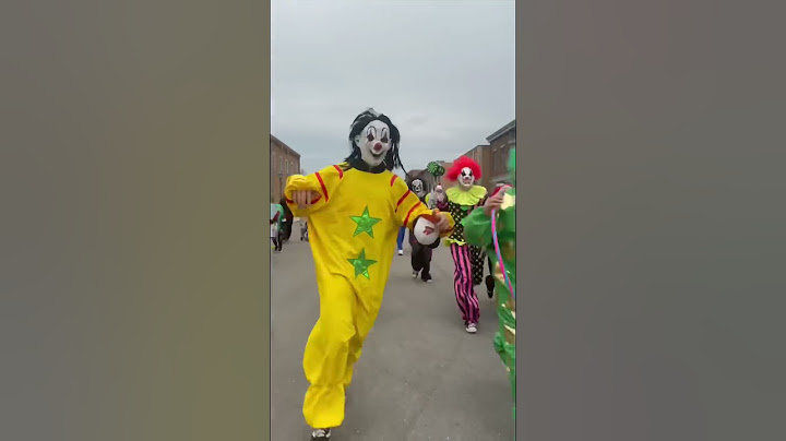 100’s of Clowns chased us!!! #shorts #clowns