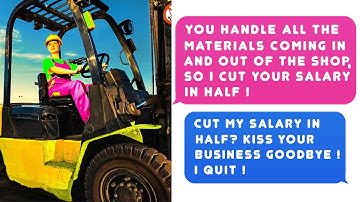 Shop Owner Forgot Who I Am And Cut My Salary in Half. I Was a Manager Who Handled All Materials r/PR