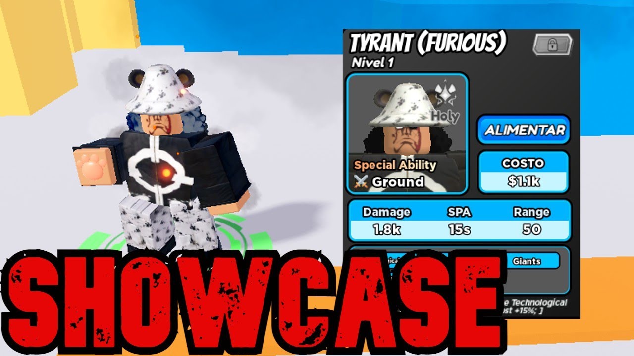 Tyrant (Furious) - Kuma (Damaged)  Roblox: All Star Tower Defense