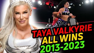 AEW Taya Valkyrie  -  Every win's in Career | 2013 - 2023 WWE Franky Monet IMPACT WRESTLING