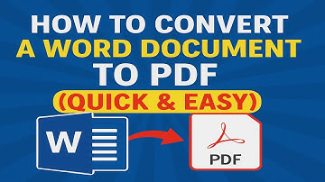 How to Convert a Word Document to PDF: Two Methods