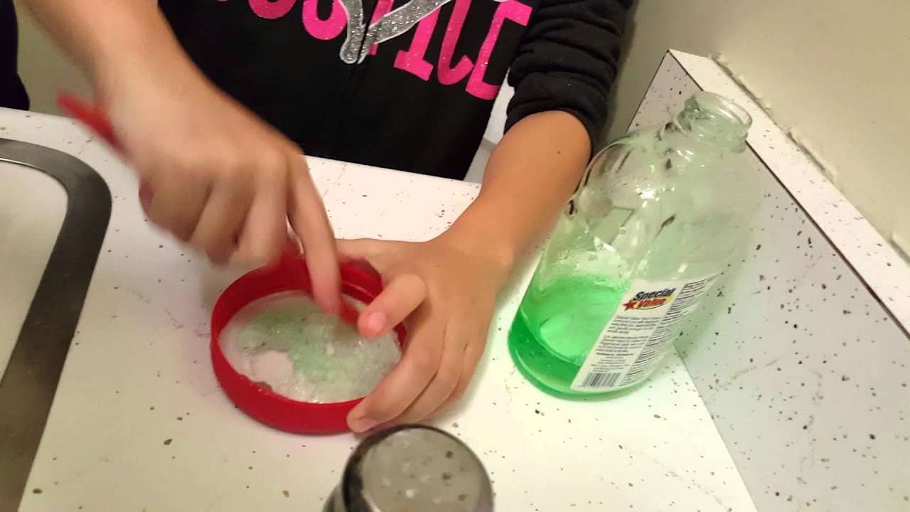 How to Make Slime with Only Two Ingredients - YouTube
