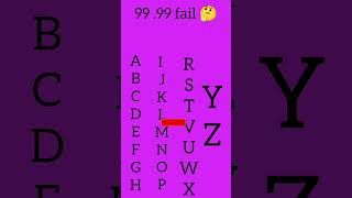 a to z mistake #shortsfeed #puzzle #quiz #entertainment #typography #education