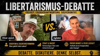 Kann Anarchie funktionieren? Libertarismus Debatte mit Oliver Janich und Oliver Flesch