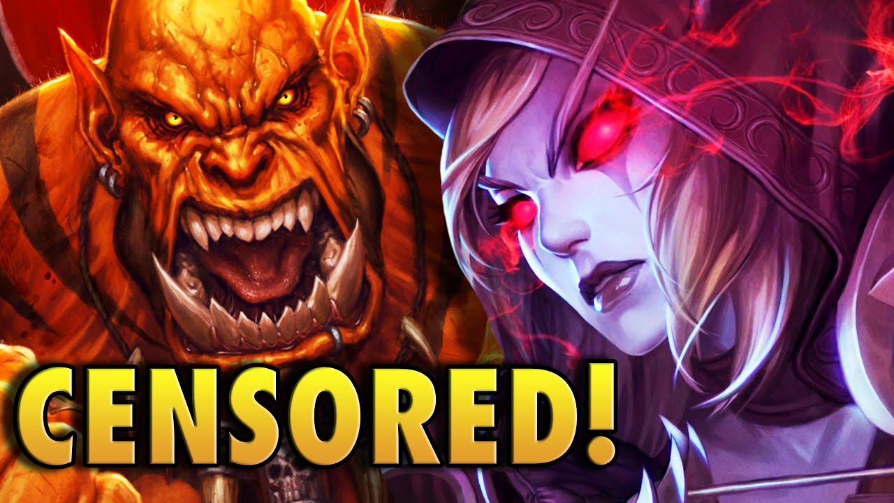 Garrosh & Sylvanas CENSORED By Blizzard?!