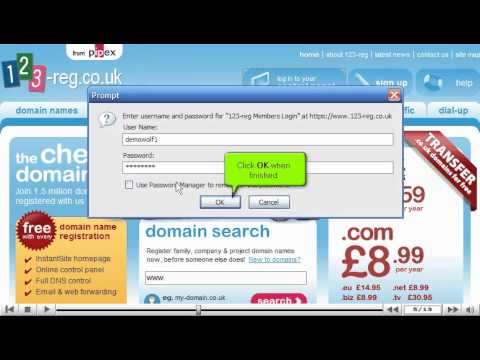 Transfering from 123-reg.co.uk - Domain Transfer Tutorials