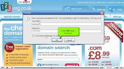 Transfering from 123-reg.co.uk - Domain Transfer Tutorials