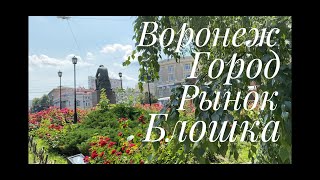 Влог Воронеж. Прогулялись по городу, сходили на блошку, зашли на рынок.