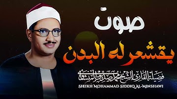 صوت يقشعر له البدن بتلاوة يهتز لها القلب لا مثيل لها l الشيخ محمد صديق المنشاوي
