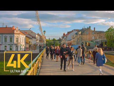 Uzhhorod Ukraine 4K Urban Life Documentary Film With Soothing Music 