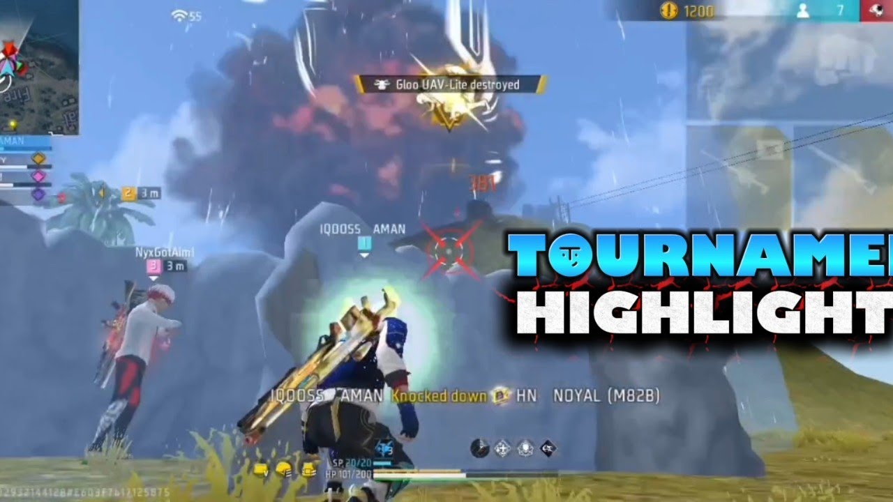 TEAM ? | FREE FIRE TOURNAMENT HIGHLIGHT GAMEPLAY 🏆 IQOOSS AMAN