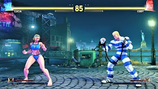 Final Fight Lucia vṡ Cody (Hardest AI) - Street Fighter V