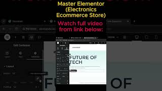 Build This Stunning ELECTRONICS Store in MINUTES with Elementor! #elementor #wordpress #website