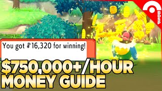 How to Get $750,000/Hour! Money Guide for Pokemon Brilliant Diamond