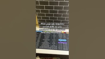 This mousepad is a must. #excel #learnexcel #exceltips #fyp #microsoft #lifehacks