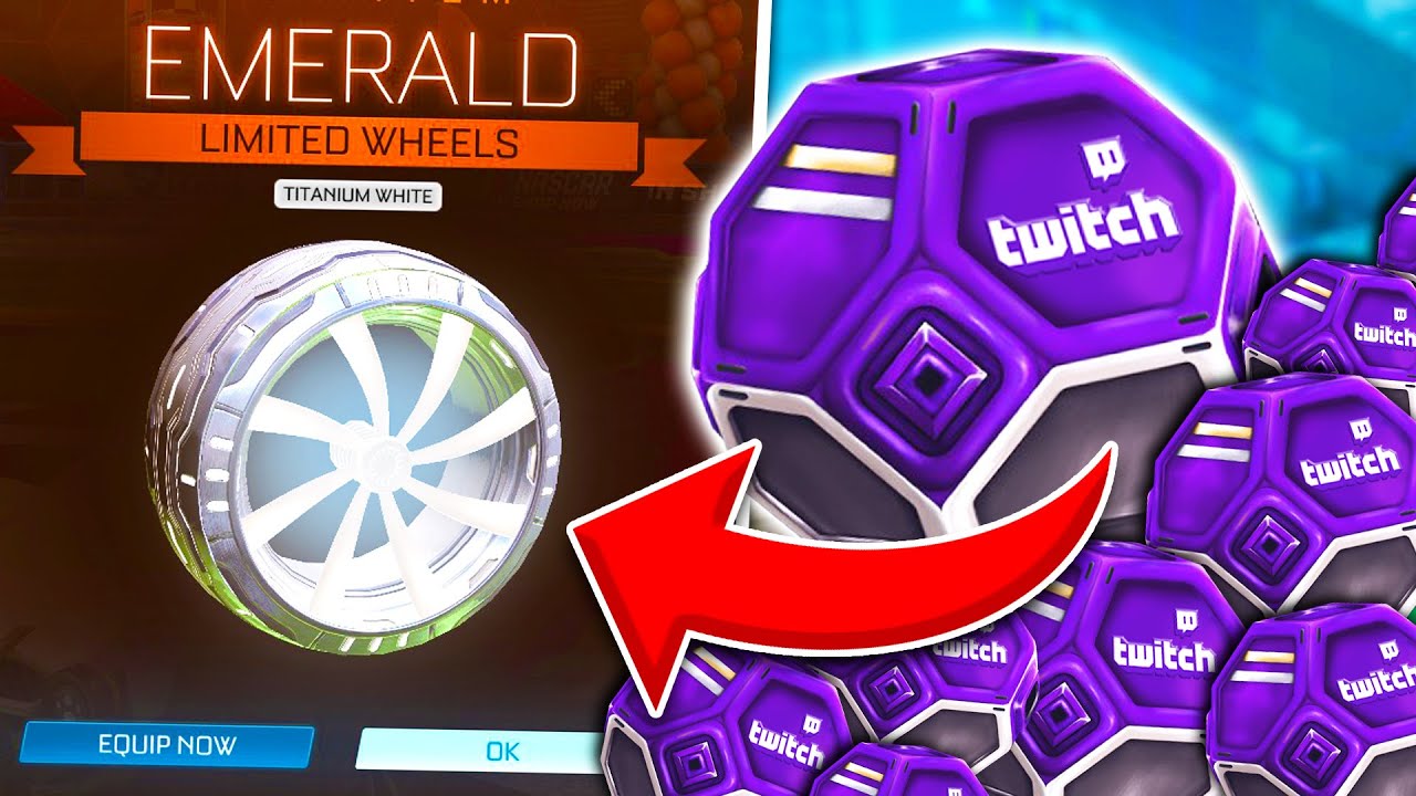 OPENING TITANIUM WHITE EMERALD WHEELS From A FAN REWARD DROP On Rocket