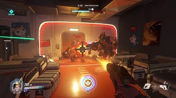 Zero suit d.va and mercy win vs. 2 tanks