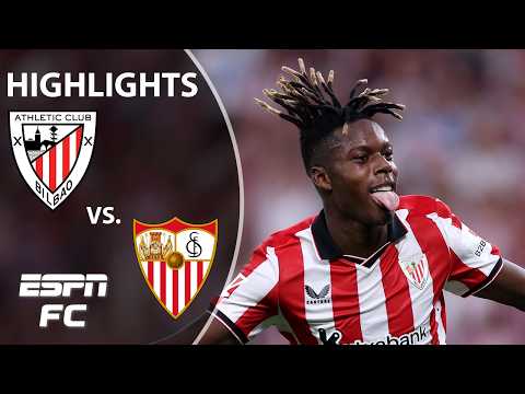 Nico Williams GOAL 👏 Athletic Club vs. Sevilla | LALIGA Highlights | ESPN FC