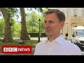 Jeremy hunt disappointed at leadership contest loss  bbc news