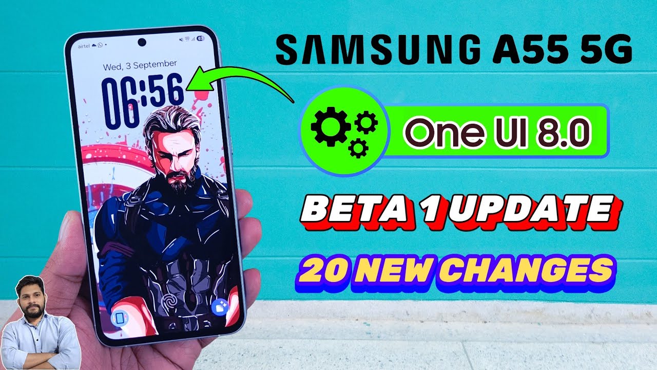 Samsung A55 5G : One UI 8 Beta 1 Update Top 20 New Features