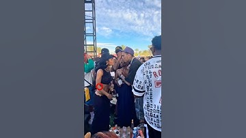 Teyana Taylor and Chris Brown Getting Frisky At Coachella