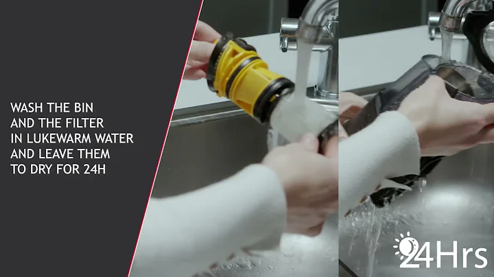 Vacuum cleaners | Hoover - HF2 - how to clean the bin