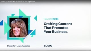 Crafting Content That Promotes Your Business [BUS 03]