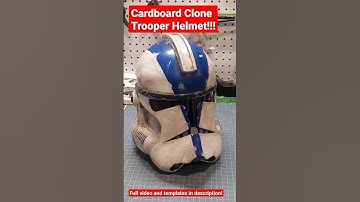 I made a Phase 2 Clone Helmet From Cardboard!!!