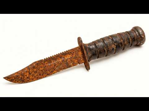 RESTORATION Rusty 1960's US Pilot Knife!