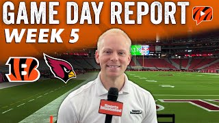 Game Day Report: Cincinnati Bengals at Arizona Cardinals | NFL Week 5