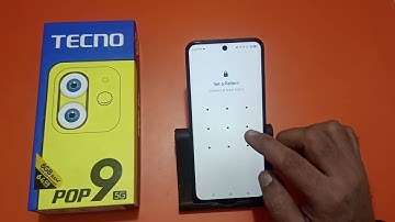 how to set screen lock in tecno pop 9 5G | Mobile me screen lock kaise lagaye
