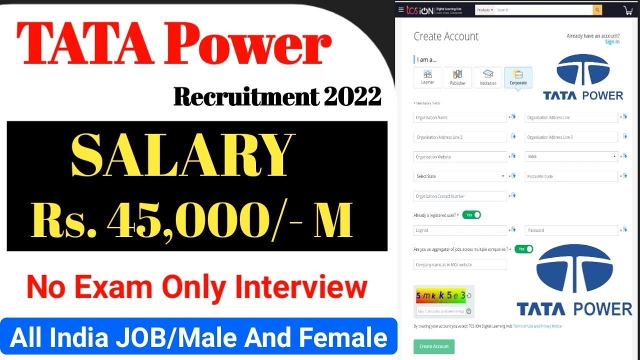 TATA Power सीधी भर्ती 2022 Tata Power Job Vacancy 2022 Tata