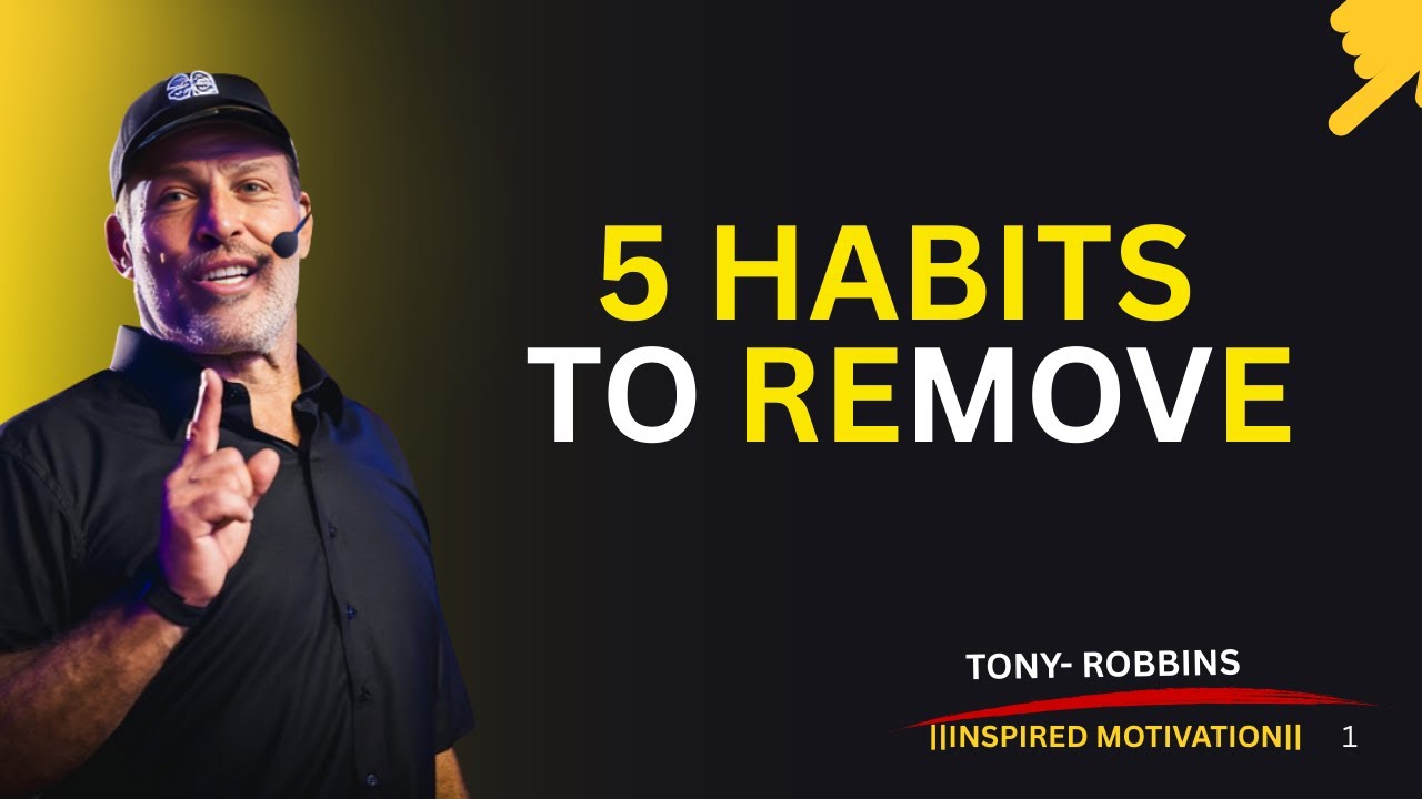 5 Habits You Must Remove to Earn Respect | Tony Robbins Best Motivational Life-Changing Speech