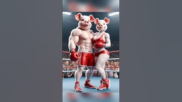 Revenge For Husband 😭💔 Pig 🆚 Bulldog🔥#cat #catlover #kitten #cute #cutecat #shorts #shorts #trending