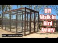 Diy walk in bird aviary 8x16