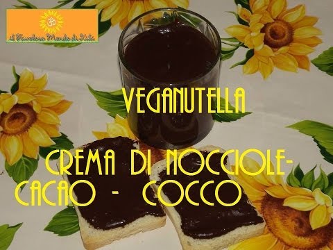 NUTELLA VEGAN  con nocciole, cacao e cocco senza soia (VEGANUTELLA)