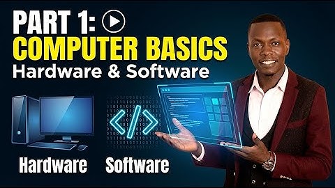 💻 Computer Basics Explained: Hardware, Software & Key Terms (Part 1)