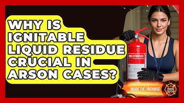 Why Is Ignitable Liquid Residue Crucial In Arson Cases? - Inside the Firehouse