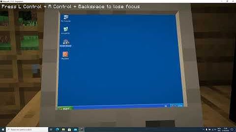 Working Windows XP Computer with Sound in Minecraft