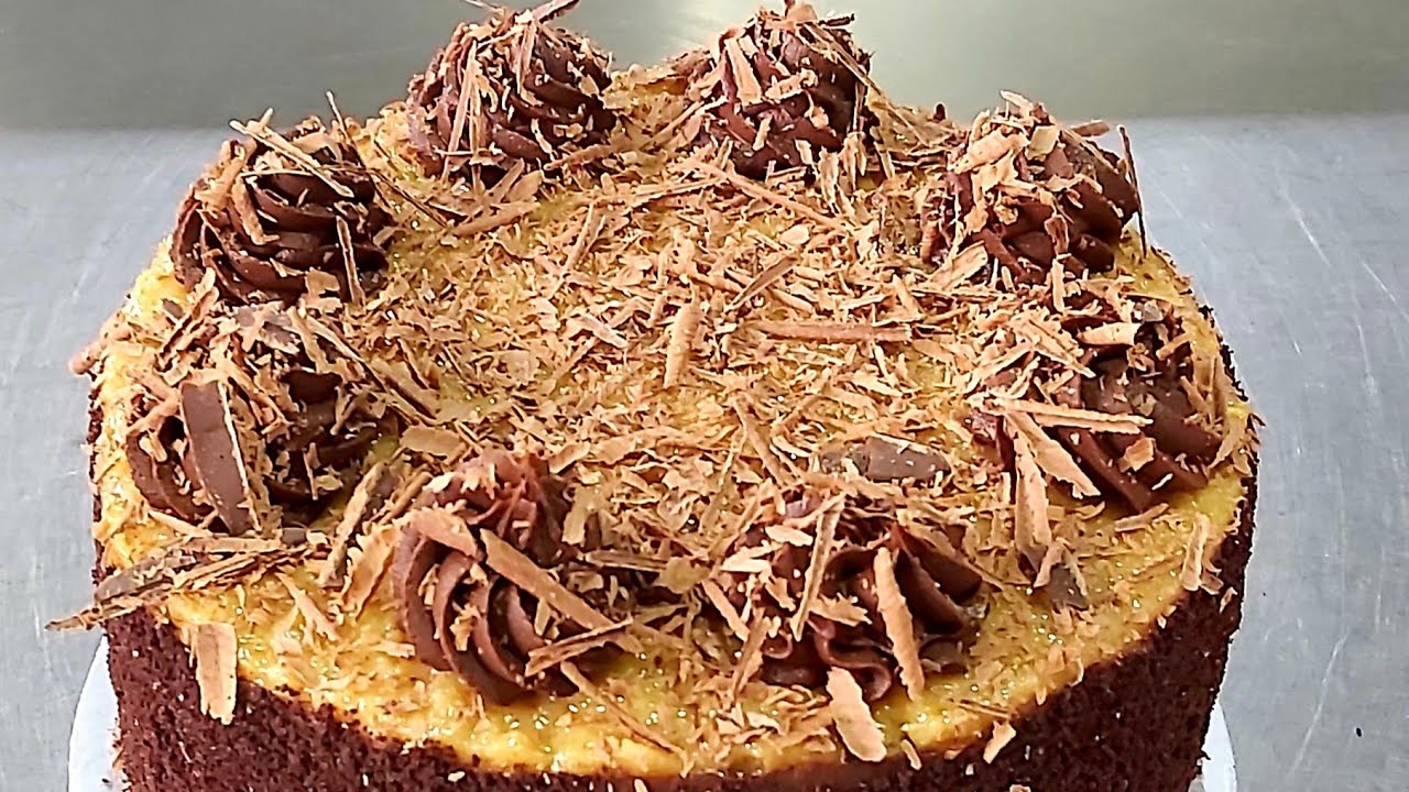 How make German Chocolate cake/ German cake YouTube