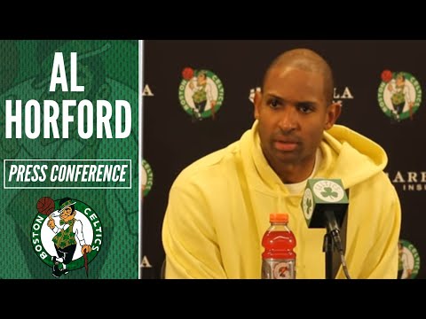 Al Horford on Celtics Offense: “Jayson, Jaylen, & Marcus, it starts with those 3 guys." | BOS vs DEN