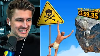 A Difficult Game About Climbing Speedrun | Ludwig Reacts