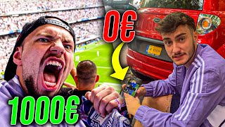 1000€ vs 0€ El Clásico Stadion Vlog! *Madrid vs Barcelona*