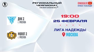 ДНК 2 (Москва) — Молот 2 (Москва) | Лига Надежды (25.02.2024)