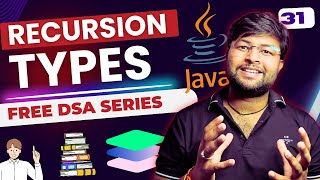 Types of Recursion Explained | DSA for Placements [Hindi]
