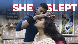 It was getting Harder to Open her eyes with the Head Massage | Indian Massage