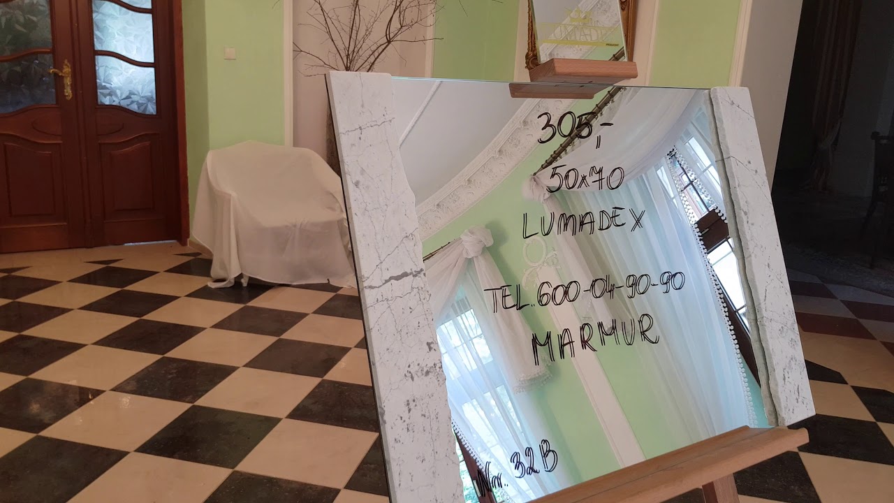 Lustro, kamień, marmur, producent luster, Lumadex