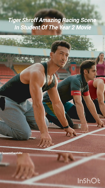 Tiger Shroff Amazing Racing Scene 🔥 In Student Of The Year 2 Movie|#tazeemkhaneditz
