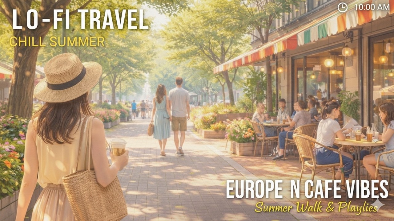 Summer On The Sidewalk ☀️ Upbeat Chill Mix for a Good Mood | Pleasant Music